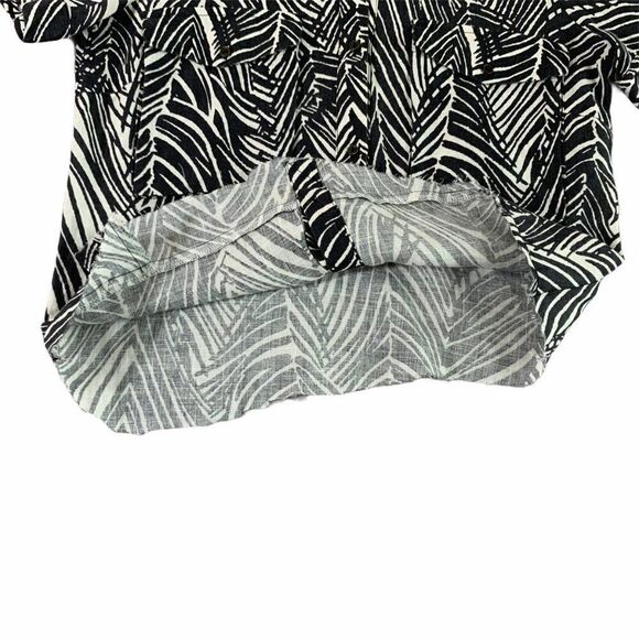 Zara Basic Women's Short Sleeve Button Up Shirt - Picture 4 of 9